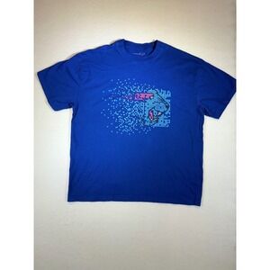 MrBeast Gaming Graphic Print Blue Short Sleeve T-Shirt Mens